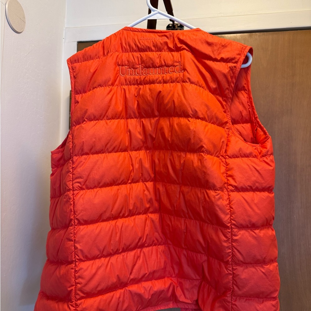 Orange Puffer Vest